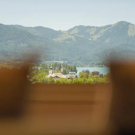 Wolfgangsee - Panorama Blick, Parkplatz, Balkon