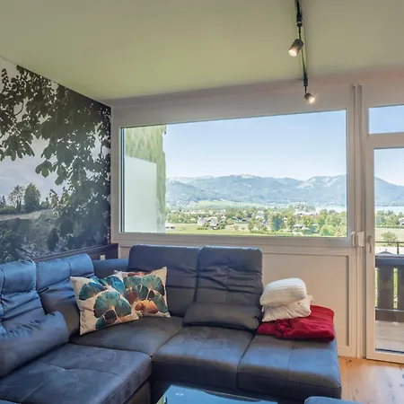 Wolfgangsee Appartements - Panorama Blick, Parkplatz, Balkon