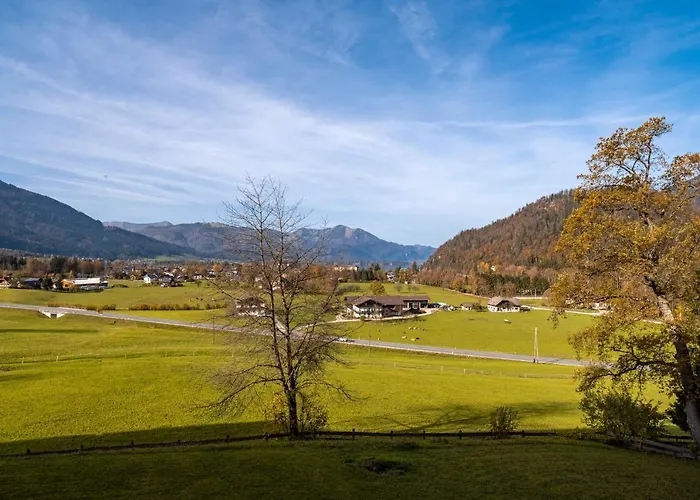 Wolfgangsee - Panorama Blick, Parkplatz, Balkon