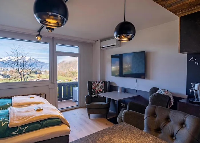 Apartment Wolfgangsee - Panorama Blick, Parkplatz, Balkon
