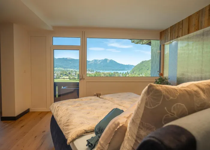 Apartament Wolfgangsee - Panorama Blick, Parkplatz, Balkon Strobl