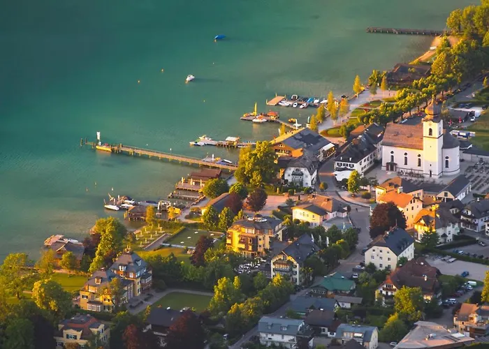 Wolfgangsee - Panorama Blick, Parkplatz, Balkon *